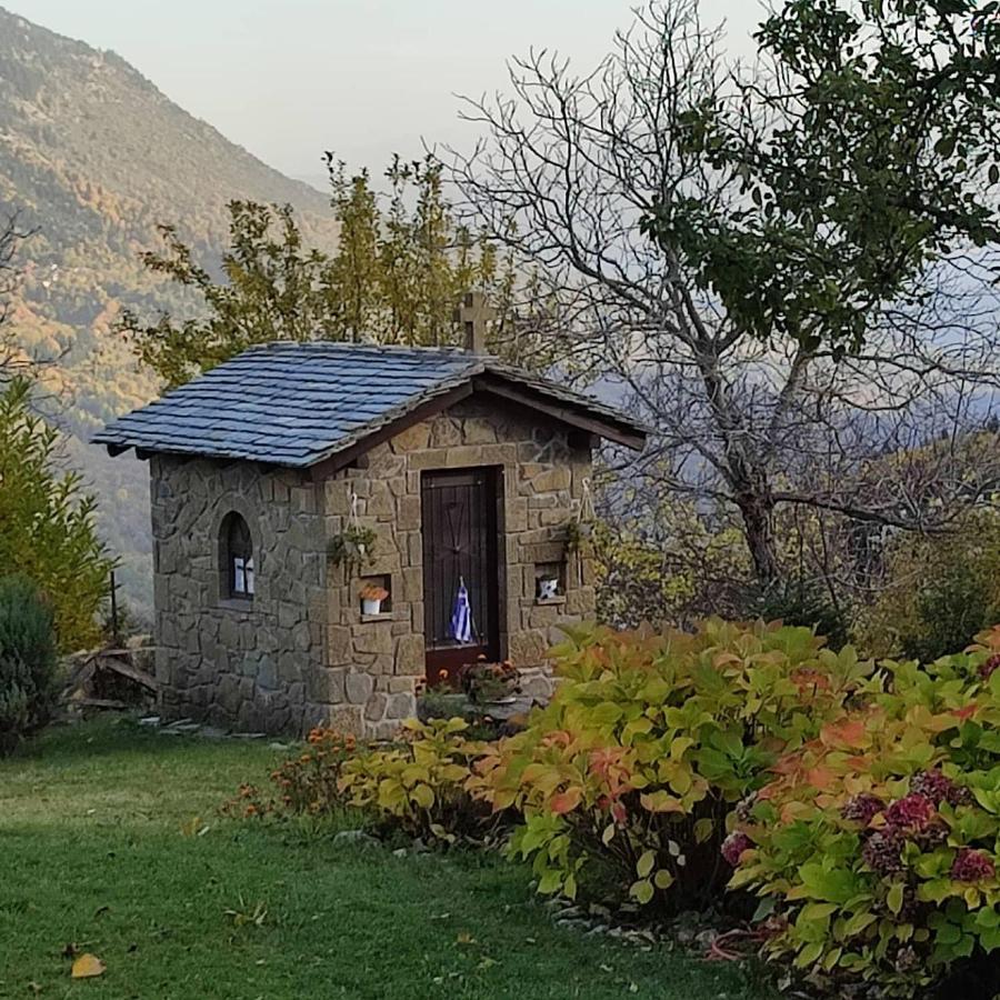 Παραδοσιακή Πέτρινη Κατοικία Στην Βλάχα Ελάτης Exterior photo